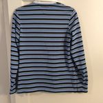 Tommy Hilfiger  Striped long sleeve golf shirt womens partial zip collar Medium M Photo 4