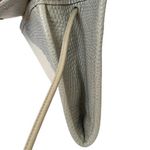 Carlos Falchi Vintage Snakeskin Reptile Gray Leather Clutch Purse Shoulder Bag Multiple Photo 10