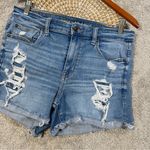 American Eagle  Women’s Ne(x)t Level High Rise Shortie Denim Shorts 3.5” Size 12 Photo 6