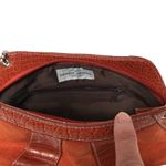 Chinese Laundry Y2K faux crocodile & orange mini baguette suede shoulder/handbag Photo 4