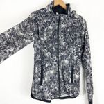 Lululemon Bring Back The Track Jacket Size 8 Flowabunga Black Grey Angel Wing Photo 8