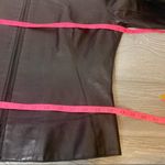 Andrew Marc  leather mock neck moto jacket black sz M Photo 6