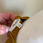 Madewell  wrap maxi linen blend Mustard Wrap Dress Photo 5