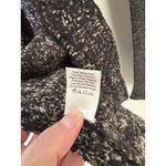 Coldwater Creek  Womens XS 4-6 Cardigan Sweater Wool Blend Chunky Black Earthtone Photo 5