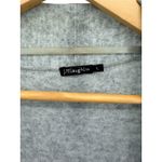 J. McLaughlin 100% Cashmere Long Open Cardigan Gray L Soft Cozy Luxe Knit Photo 2