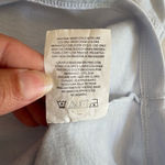 Apana Quarter zip Pullover Top Size M Light Blue mock neck Photo 11