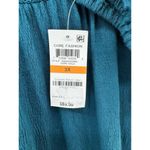 Style & Co Womens Plus 3X Kale Lace Shoulder Texture Split Neck Blouse NWT Boho Photo 2