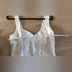Escada sleeveless linen jumpsuit cream size 34 Photo 6