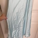 Bardot MINT Women's Asymmetric-Hem Satin Dress Photo 6