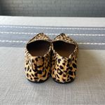 Steve Madden Feather Leopard Loafers Size 7 Genuine Calf Hair Flats Brown Photo 5