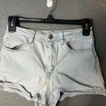 Forever 21 Light Wash Denim High-Rise Shorts - Size 24 Photo 2