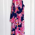 Lilly Pulitzer • Lucia Dress layered halter mini Via Sunny Engineered navy Photo 2