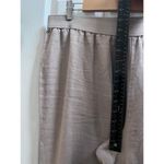 Soft Surroundings NWOT  Neutral Taupe Linen Pull On Pants Size Large Photo 5