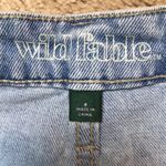 Wild Fable NWT  Women's Distressed Floral Lace Denim Cutoff High-Rise Shorts Photo 6