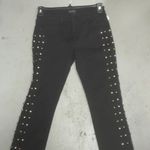 Driftwood  Black Skinny Jeans with Gold and Silver Accents Photo 0
