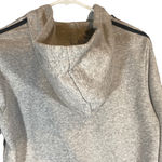 Adidas Gray Three Stripe Hooded Full Zip Sweatshirt Jacket Women Sz S Photo 8