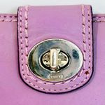 Coach Vintage  Bifold Turnlock Wallet in Light Purple Leather Photo 2