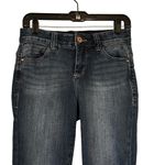 Jag jeans JAG Mid Rise Straight Leg Let Down Raw Hem, Sz 4/26 Photo 4