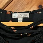 Nine Britton  Jasmyn lace up front orange floral blouse Photo 5