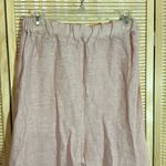 Suzy D London Light Pink Linen Sahara Ultra Wide Leg Culotte Pants Med NWT Photo 8