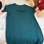 Victoria's Secret Victoria Secret Sleep Shirt Teal Photo 0