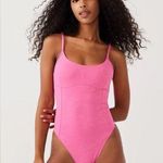 Outdoor Voices Hot Pink Thong One Piece Swimsuit Photo 0