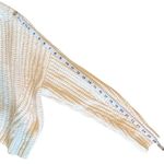 Aeropostale  Chenille Henley Hoodie Cream XL Cozy Soft Pullover Sweater Photo 9