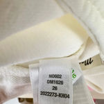 Madewell The Emmett Wide Leg Crop Jean Welt Pocket High Rise White US 26 NWT Photo 8