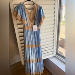 Spell Blue and Beige Lace Maxi Dres NWT Size M Photo 5
