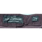 Lucky Brand Ava Skinny Maroon/Plum Micro Corduroy Pants Size 33/16 Photo 1