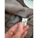 Cato Women’s Brown Studded Zip Front Jacket Blazer XL Cotton Blend Photo 5