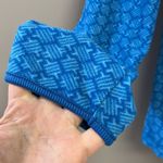 Columbia Women’s Blue Mock Neck Zip Up Long Sleeve Abstract Pattern Pullover- Lg Photo 5