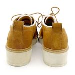 UGG  Johanna Spill Seam Wedge Oxford in Chestnut Tan Size 9 Suede Shearling Boho Photo 7