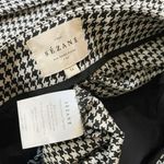 Sézane  Clara Trousers, Black/Ecru Houndstooth Print, FR34/US2 Photo 11