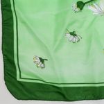 Daisy Vintage Green Flower Scarf Wraps Photo 6