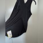 Halara Black Tank Top with Keyhole Neckline Photo 2