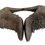 Banana Republic  Darcy Fringe Ankle Suede Bootie, Sz 7 Photo 10