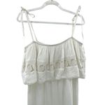l*space New L* Women's White Jaclyn Dress Large‎ Boho Festival Tie Sleeve Flowy Photo 1