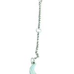 Luna Norte Gold Tone Y Necklace Bar Pendant Moon Charm Adj 25.5" Minimalist Photo 3