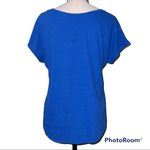 Kaari Blue  medium womens Ellis blue la dolce vita v neck eyelet short sleeve top Photo 2