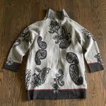 NWT MAXSPORT Grey Flower Cardigan Gray Size XL Photo 2