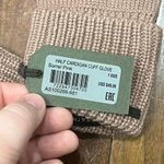 All Saints NWT Dusty Pink Winter Wear Accessorie Wool Blend Ribbed Gloves Mitten Photo 3