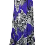 Sassy Doll Creations Skirt Women XS Purple Black White Snake Print Casual Office Photo 2