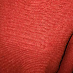 Pilcro  Anthropologie Womens Red‎ Oversized Turtleneck Sweater Small Photo 2