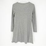 Toad&Co. Foothills Long Sleeve Waffle Swing‎ Dress XS Grey Gray Photo 1