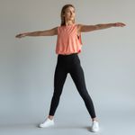 Free People Movement Neon Pink Spin Tank Size Medium Like New Workout Tank Photo 4