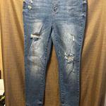 Judy Blue  Multicolor Embroidery Pocket High Waist Skinny Jeans Size 11/30 Photo 0