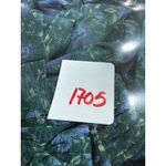 Free People  Floral Sheer Mock Neck Peplum Blouse Green Blue Size Medium Photo 7