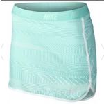 Nike  | Women's Dri-FIT Athletic Aqua Blue Green Geometric Print Golf Skort, XS Photo 7