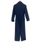 NILI LOTAN Marie Belted Cotton Jumpsuit Blue Size XS Photo 10